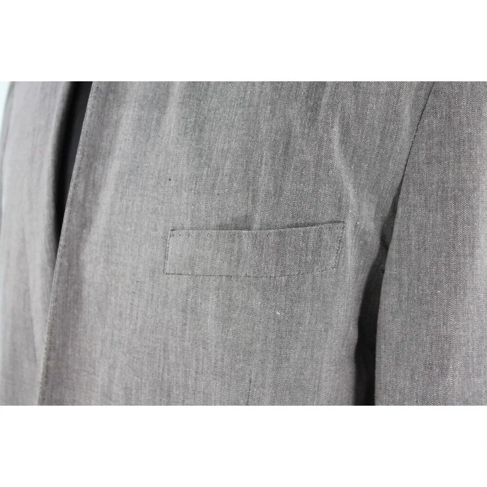 J. Crew Ludlow Men's Unstructured Sport Coat Size 42R Cotton Blend Gray EUC